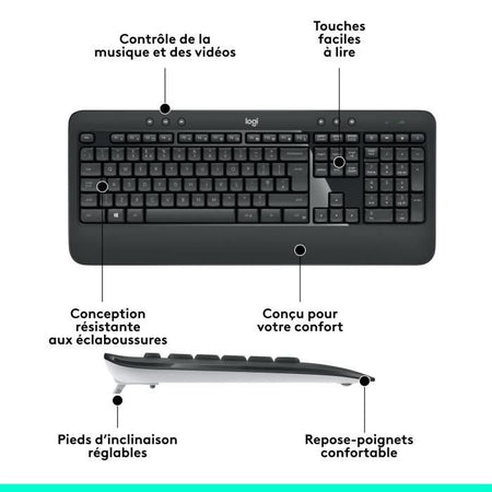 Pack mouse tastiera LOGITECH MK540