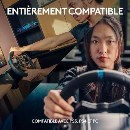 LOGITECH G - Volante G923 - Compatibile con PS5 - PS4 e PC
