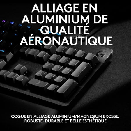 Logitech G - Tastiera da gioco - G513 meccanica - LIGHTSYNC RGB con interruttori GX Brown - Carbonio