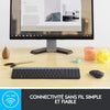 Logitech - Tastiera wireless ultra sottile MK470 + mouse e sistema wireless silenzioso - Layout compatto e piatto - Ricevitore USB 2,4 GHz