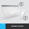 LOGITECH - Set tastiera + mouse wireless MK470 - AZERTY - bianco