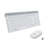 LOGITECH - Set tastiera + mouse wireless MK470 - AZERTY - bianco