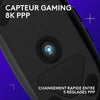 Logitech - Mouse da gioco G203 LightSync RGB - Nero