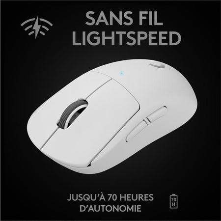 Mouse da gioco - wireless - LOGITECH G - PRO X SUPERLIGHT - Bianco