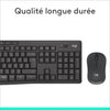 LOGITECH - Tastiera combinata - Mouse wireless e silenzioso - MK295