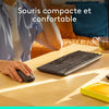 LOGITECH - Tastiera combinata - Mouse wireless e silenzioso - MK295
