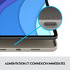 Custodia con tastiera rimovibile - LOGITECH - Combo Touch - Per iPad Pro 11 pollici (1a, 2a, 3a e 4a generazione) - Colore sabbia