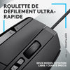Logitech - G502 X Small Gaming Wireless - Lightforce Primary Hybrid -Mechanic brufoli, Hero di gioco 25K - Sensore nero - Black