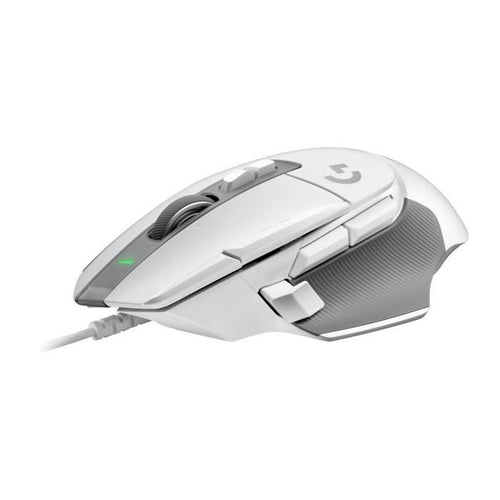 Logitech - G502 X Small Gaming Wireless - Lightforce Primary Hybrid -Mechanic Pubbling, Hero di gioco 25K - Sensore bianco - bianco