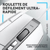 Logitech - G502 X Small Gaming Wireless - Lightforce Primary Hybrid -Mechanic Pubbling, Hero di gioco 25K - Sensore bianco - bianco