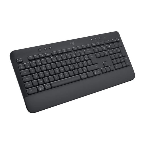 Logitech - tastiera wireless - ergonomico completo con -headset -signature k650 - grafite