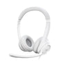 Casco cablato stereo logitech H390 con microfono antibruito, USB -A - Bianco rotto