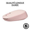 Logitech M171 Mouse wireless 2,4 GHz con mini -receiver USB, ottico, ambidestro -rosa seguire -up