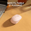 Logitech M171 Mouse wireless 2,4 GHz con mini -receiver USB, ottico, ambidestro -rosa seguire -up