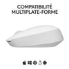 Logitech M171 Mouse wireless 2,4 GHz con mini -receiver USB, follow -up ottico, ambidexter -Breakdown