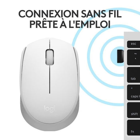 Logitech M171 Mouse wireless 2,4 GHz con mini -receiver USB, follow -up ottico, ambidexter -Breakdown