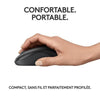 Logitech M240 Bluetooth mouse Bluetooth, wireless, compatto, portatile, monitoraggio fluido - Grafite