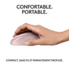 Logitech M240 Bluetooth mouse, wireless, compatto, portatile, monitoraggio fluido - rosa