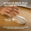 Logitech M240 Bluetooth mouse Bluetooth, wireless, compatto, portatile, fluido Follow -up - bianco