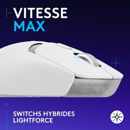 Mouse da gioco - Wireless - Logitech G - G309 Lightspeed - Bianco