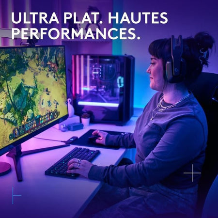 Tastiera da gioco - Wireless - Logitech G - G515 TKL Lightspeed - Tattile meccanica - RGB - AZERTY - Nera