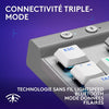 Tastiera da gioco - Wireless - Logitech G - G515 TKL Lightspeed - Tattile meccanica - RGB - AZERTY - Bianca