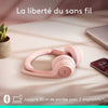 Cuffie per PC wireless Bluetooth Logitech Zone 300 con microfono con cancellazione del rumore - rosa
