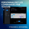 Tastiera da gioco - wireless - Logitech G - G915 X - Interruttore tattile - AZERTY - Bianca