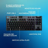 Tastiera da gioco - wireless - Logitech G - G915 TKL X - Interruttore a clic - AZERTY - Nera