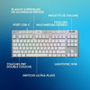 Tastiera da gioco - wireless - Logitech G - G915 TKL X - Interruttore tattile - AZERTY - Bianca