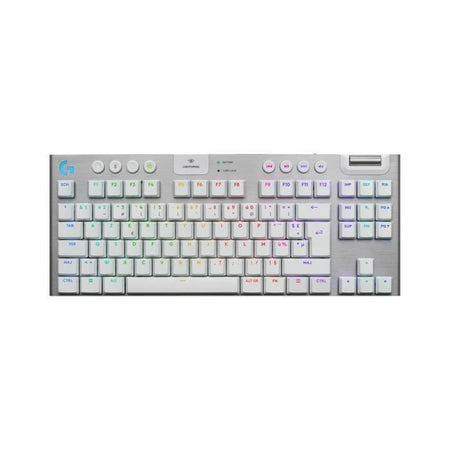 Tastiera da gioco - wireless - Logitech G - G915 TKL X - Interruttore tattile - AZERTY - Bianca