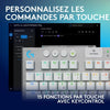 Tastiera da gioco - wireless - Logitech G - G915 TKL X - Interruttore tattile - AZERTY - Bianca