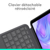 Custodia per iPad Pro 11 - Logitech - Combo Touch - Grafite