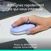 Mouse - Wireless - Logitech - Pop Mouse - Lilla