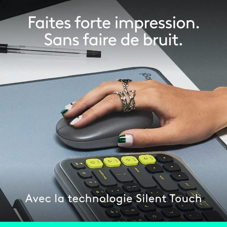 Mouse - Wireless - Logitech - Pop Mouse - Grafite