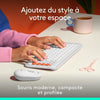 Mouse - Wireless - Logitech - Pop Mouse - Bianco sporco
