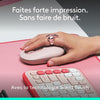 Mouse - Wireless - Logitech - Pop Mouse - Rosa