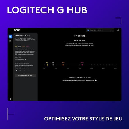 Logitech G Wireless Gaming Mouse G305 nero