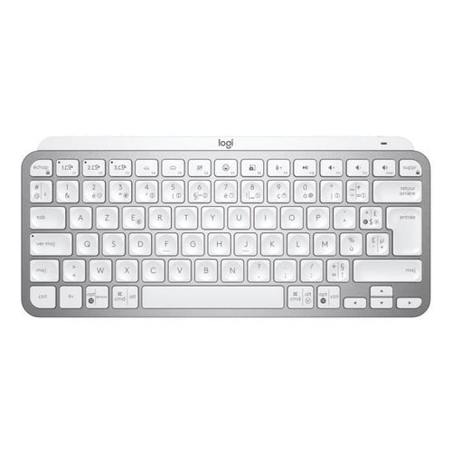 Logitech Wireless Keyboard - MX Keys Mini - GRIGIO CHIARO - Compatta, Bluetooth, retroilluminata per MAC, iOS, Windows, Linux, Android