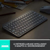 Logitech Wireless Keyboard - MX Keys Mini - GRIGIO CHIARO - Compatta, Bluetooth, retroilluminata per MAC, iOS, Windows, Linux, Android