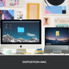 Tastiera wireless Logitech - MX Keys Mini - MAC - Compatta, Bluetooth, retroilluminata per MAC, iOS, Windows, Linux, Android
