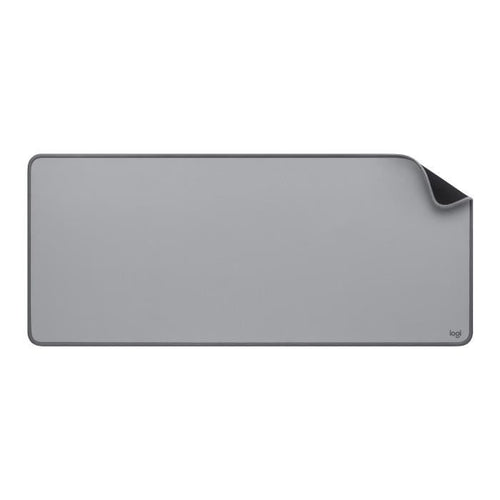 Tappetino da scrivania grande - Tappetino da scrivania Logitech - Serie Studio, multifunzionale ed esteso - Grigio