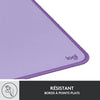 Tappetino da scrivania grande - Tappetino da scrivania Logitech - Serie Studio, multifunzionale ed esteso - Lavanda