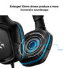 LOGITECH G432 Cuffie da gioco cablate con audio surround 7.1