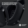 Cuffie da gioco - Wireless - LOGITECH G - G733 LIGHTSPEED - Nere