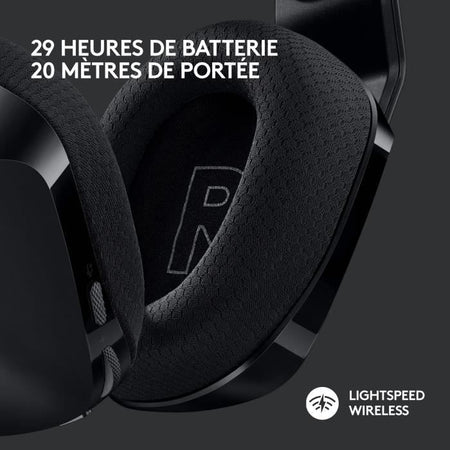 Cuffie da gioco - Wireless - LOGITECH G - G733 LIGHTSPEED - Nere