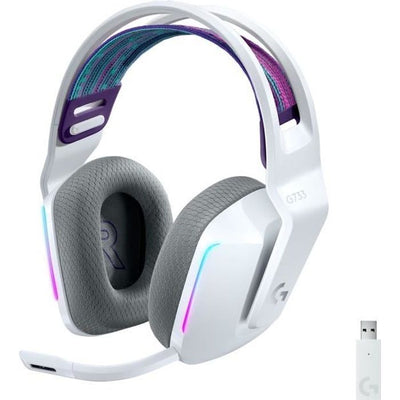 Cuffie da gioco - Wireless - LOGITECH G - G733 LIGHTSPEED - Bianco