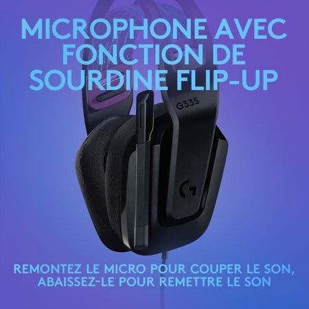 Cuffie da GIOCO - Leggere - LOGITECH G - G335 WIRED - NERE certificate Discord