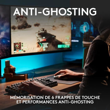 LOGITECH G - Tastiera da gioco - G413 TKL SE - Meccanica, Retroilluminata, Alluminio Nero