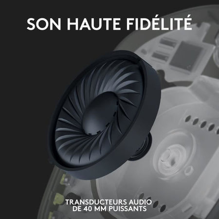 Logitech - Cuffie da gioco wireless G435 LIGHTSPEED - BIANCHE - Bluetooth leggero con microfono integrato per Dolby Atmos, PC, PS4, PS5, dispositivi mobili